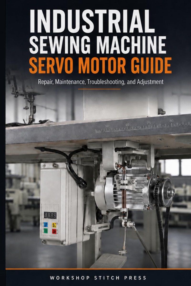 Industriële naaimachine servo motor gids - reparatie, onderhoud, troubleshooting - optimaliseer prestaties - ShopVlot