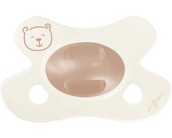 Difrax Natural Fopspeen - Newborn - Little Brown Bear