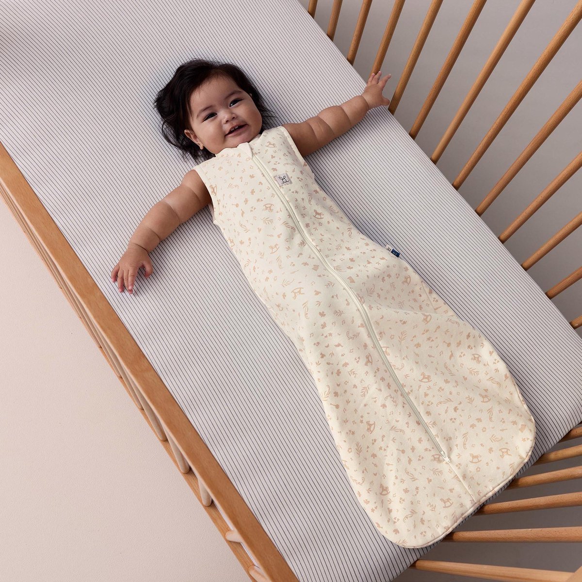 ergoPouch Jersey Slaapzak zonder mouwen - 1,0 Tog - Slaapzak - Slaapzak baby - Slaapzak 8-24 md - Slaapzak 90 cm - LULLABY