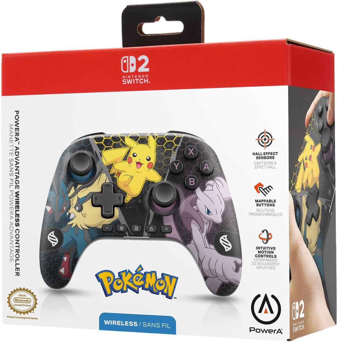 PowerA Draadloze Controller - Nintendo Switch - Pokemon Mega Evolutie – foto 2