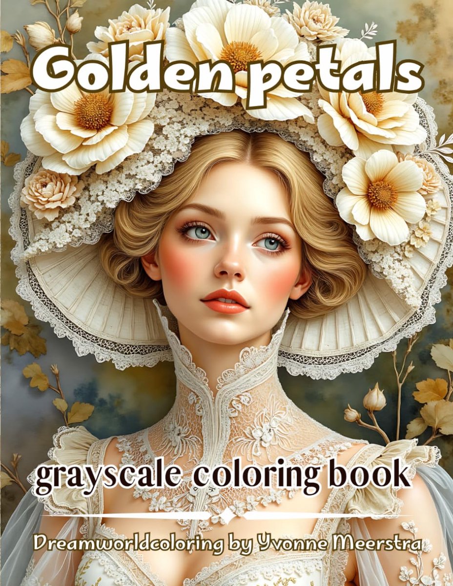 golden petals: Elegant Floral Portraits in Lace, Light and Timeless Detail - ShopVlot
