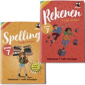 Kickstart Groep 7 - Rekenen en Spelling - Oefenboek Rekenen Groep 7 1e helft - Oefenboek Spelling Groep 7 1e helft - Wijzer over de Basisschool