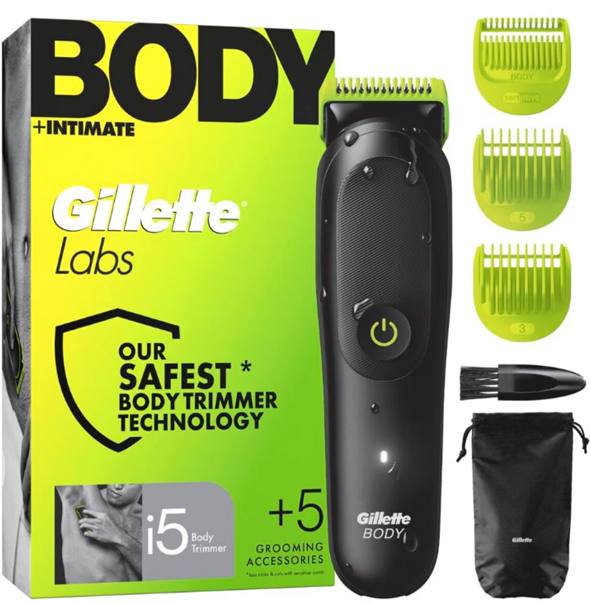 GilletteLabs i5 Body + Intimate Lichaamstrimmer