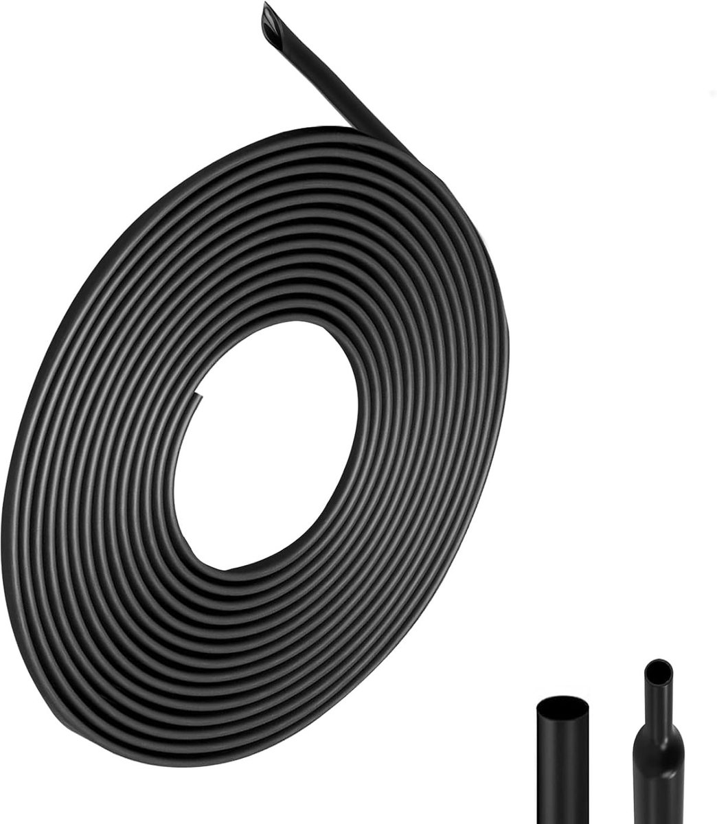 Verwarmbare Krimpkous met Lijm 4:1 Ø4mm en 4m Lengte, Waterdichte Isolatie, Kabelbundeling en Reparaties, Duurzaam en Flexibel voor Elektrische Toepassingen