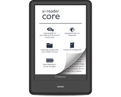 MyStories E-reader - 6 inch touchscreen - Tot 36GB opslag voor 3.500 ebooks - Schermverlichting - E-book reader - Zwart - Niet compatibel met Kobo Plus abonnement