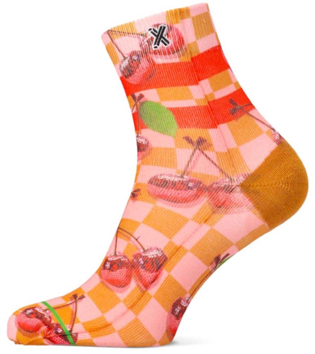 XPOOOS - Cherrie Dames Sokken - 1-Pack - Maat One Size