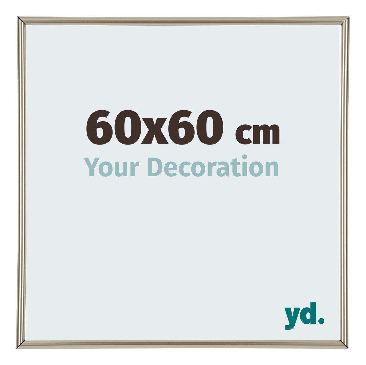 yd. Your Decoration - Fotolijst 60x60 cm - Kunststof - Champagne - Annecy