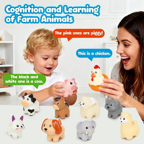 10 Stuks Baby Speelgoed - Kleur Overeenstemming Categorie Speelgoed - Motorische Vaardigheden Speelgoed - Baby Zintuigen Educatieve Spelletjes - Geschikt Voor Jonge Kinderen Ouder Dan 18 Maanden — afbeelding 3