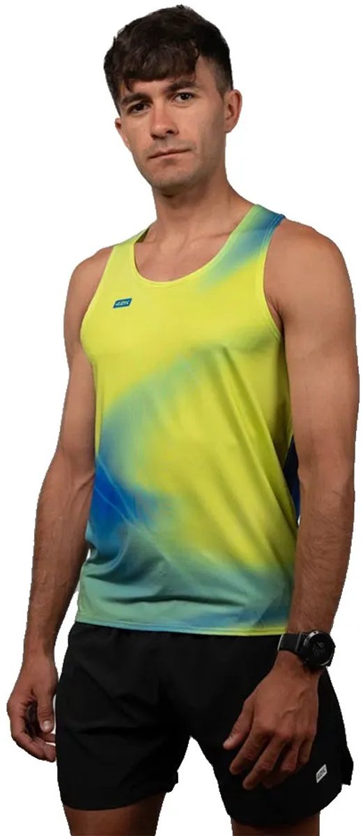 42k Running Apex Mouwloos T-shirt Geel S