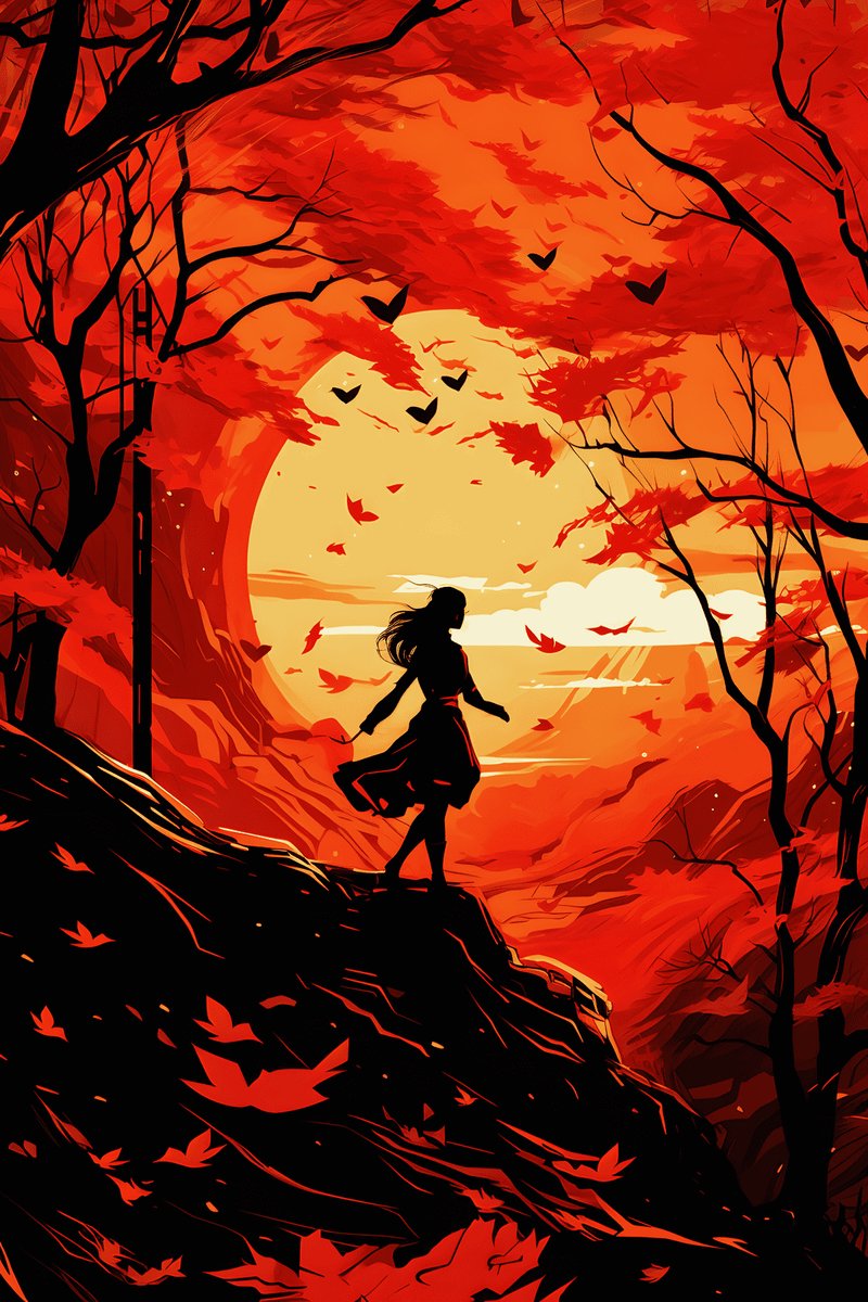 Herfstkleuren - Herfst - Kamerdecoratie - Seizoens - posters - formaat 70x100cm - Aesthetic - Wanddecoratie - Moderne Kunst - Aesthetic room decor - L1651MT