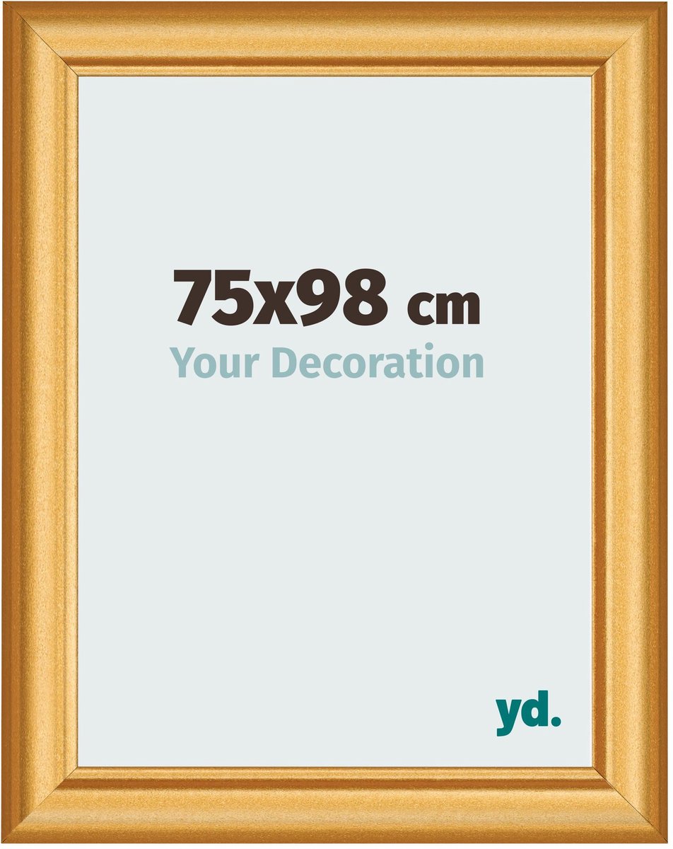 yd. Your Decoration - Fotolijst 75x98 cm - MDF - Goud Mat - Lazio