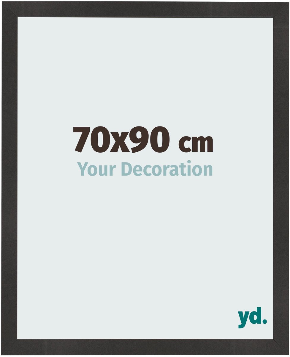 yd. Your Decoration - Fotolijst 70x90 cm - MDF - Zwart Mat - Bologna