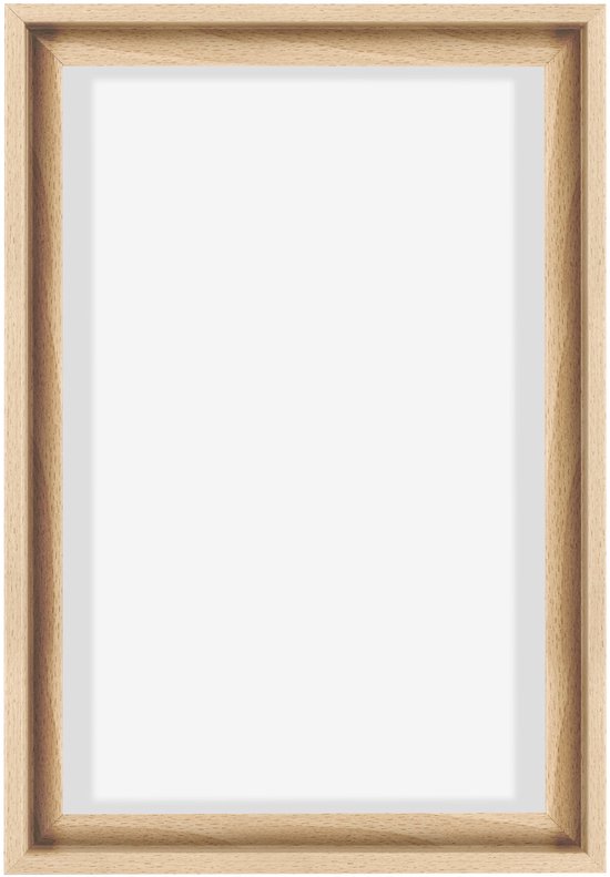 Lichtbeuken houten fotolijst.