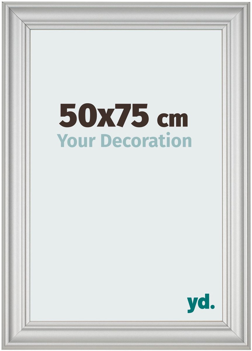 yd. Your Decoration - Fotolijst 50x75 cm - MDF - Zilver Mat - Lazio