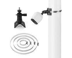 Verstelbare Wandbeugel voor Camera met 1/4" Schroefdraad, 360° Rotatie, Geschikt voor Buitengebruik, Compatibel met Ring, Eufy, Wyze en Arlo Cameras