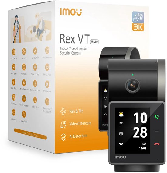 Imou Bewakingscamera Rex Vt Pro Zwart (imo-s2vbp-5m0wr)