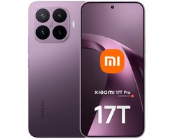 Xiaomi 17T Pro - 12GB RAM - 512GB - Donker paars - Leica 5x Telephoto - Leica Live Moment - 7000mAh (typ) silicon-carbon batterij