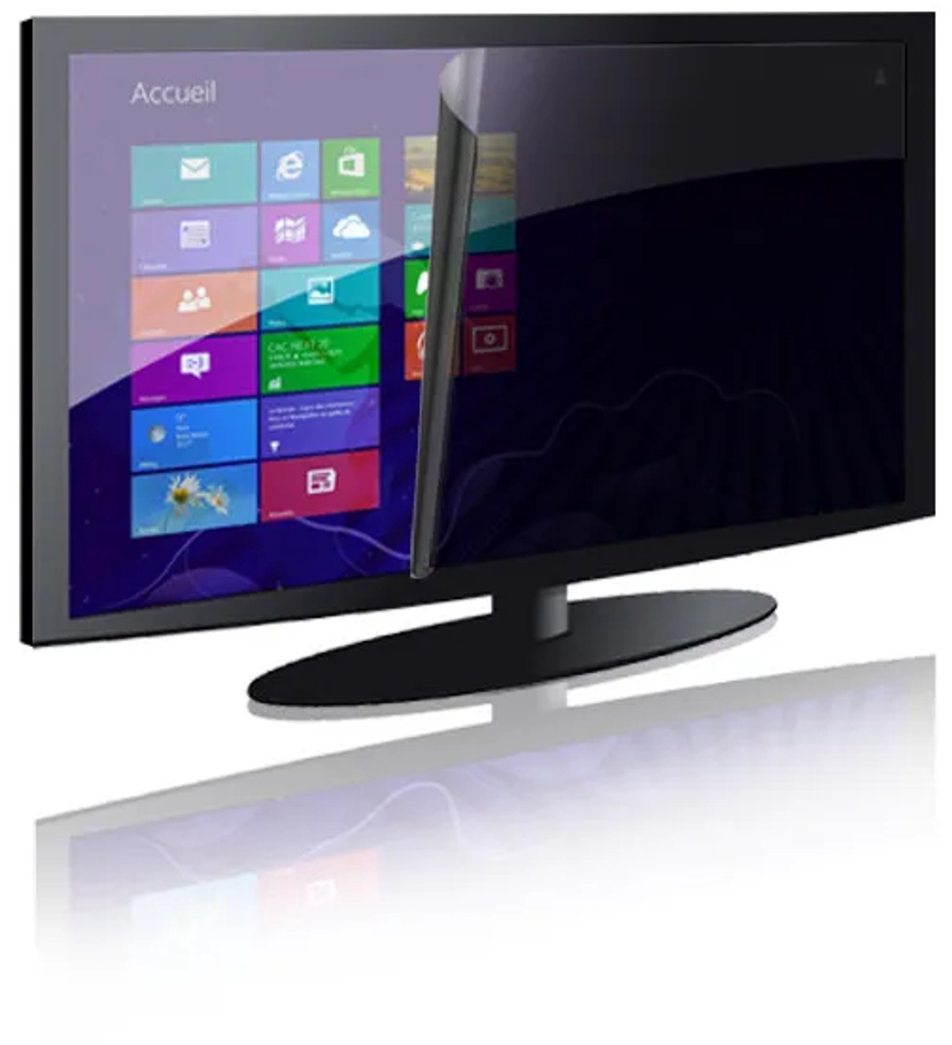 Mobilis 016243 schermfilter 61 cm (24") Monitor Randloze privacyfilter voor schermen