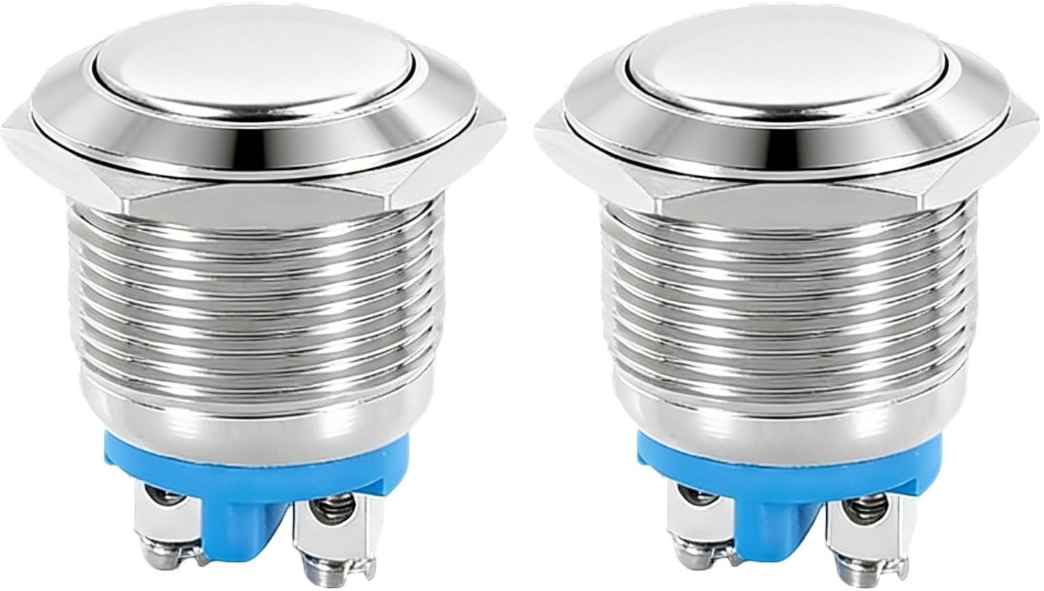 RVS Drukknoppen voor Waterdichte Schakelaars, Set van 2