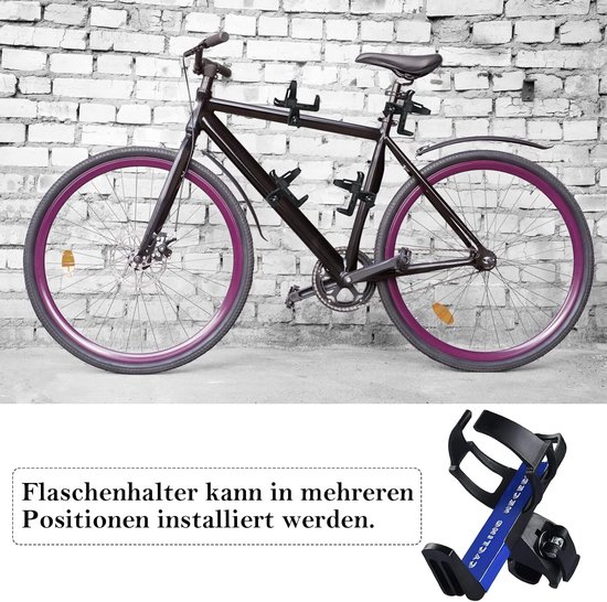 Verstelbare Fleshouder Fiets - Zonder Schroeven - 360° Draaibaar - Zwart — afbeelding 4