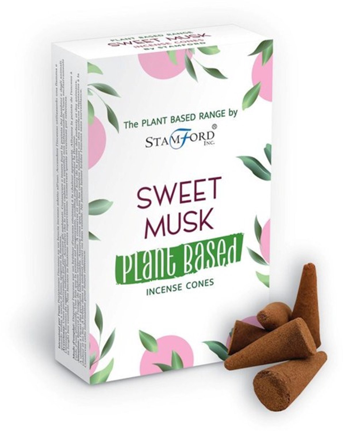 wonen - woonaccessoires - Wierook - kegels - sweet musk - 3 pakjes