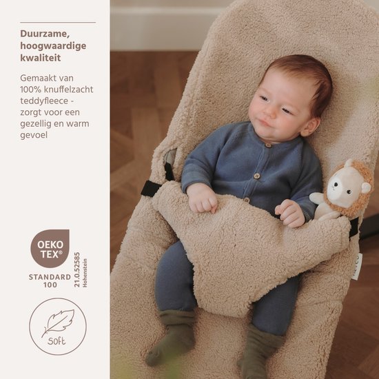 Meyco Baby Teddy Wipstoelhoes - Sand — afbeelding 2