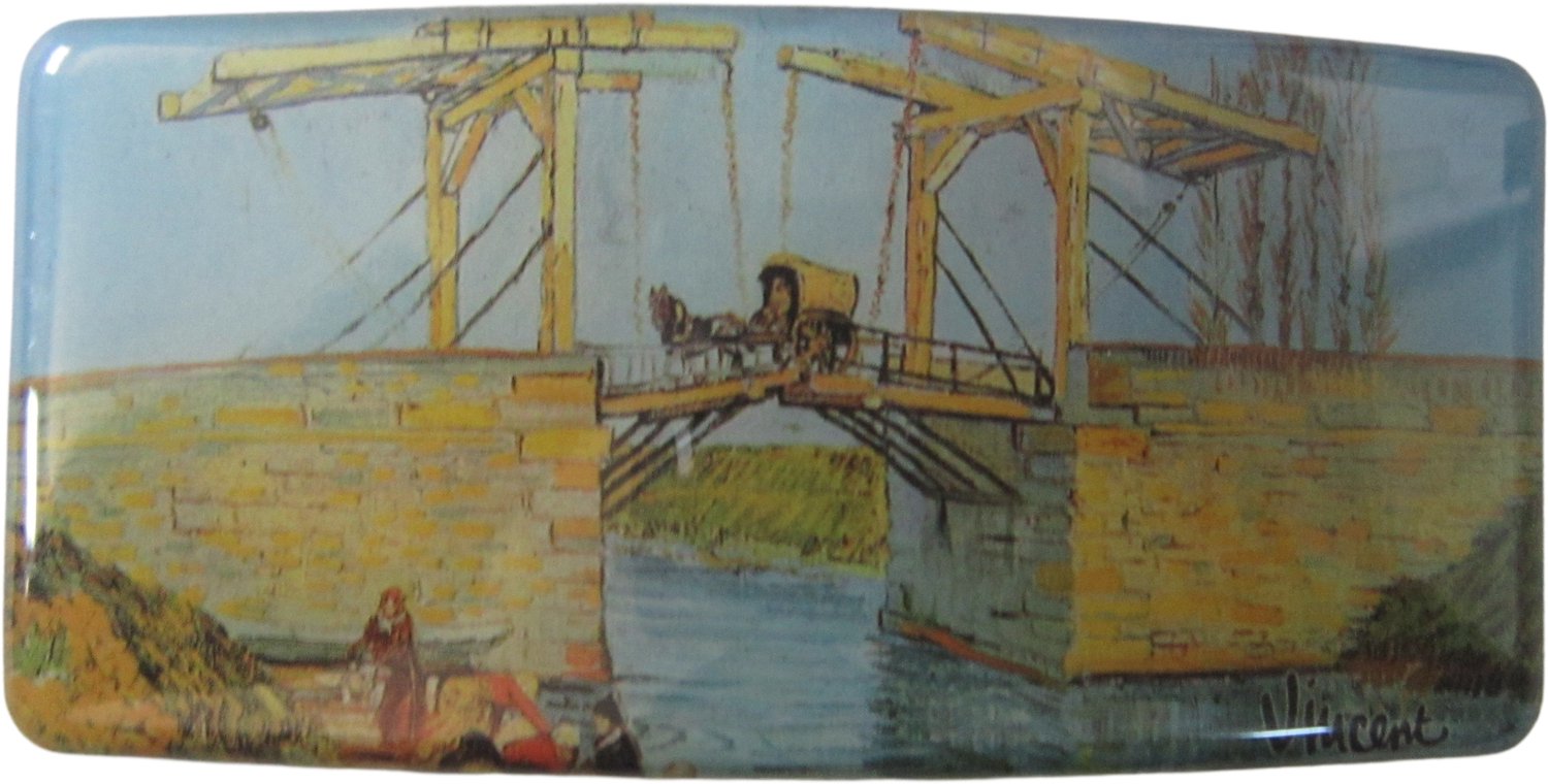 SOUV© - solide stevige duurzame Haarspeld - Haarklem - Haarclip - French barette - Patentspeld- Haaraccessoire - Beste kwaliteit - made in France speld - klemt zeer goed - glijdt niet uit -1 jaar garantie vincent van gogh