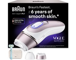 Braun IPL Smart Skin i·expert - IPL ontharingsapparaat - PL7211 - Ontharing Voor Thuis - Met Gratis App - 2 Slimme Koppen