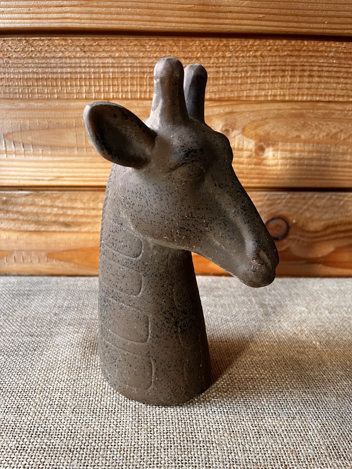 Countryfield beeld giraffe xs bruin 23 cm.