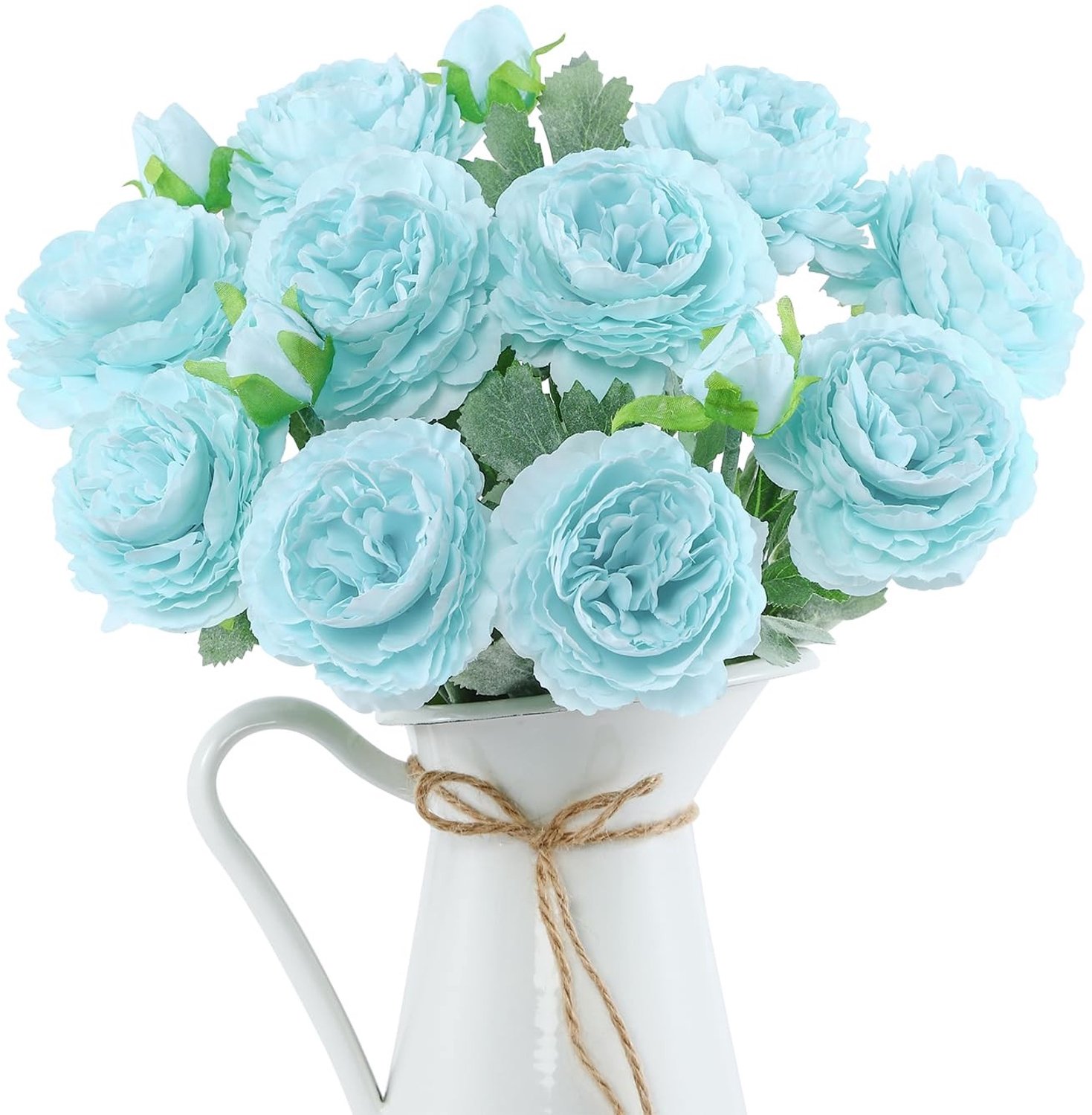 Set van 6 Kunst Peonies voor Decoratie