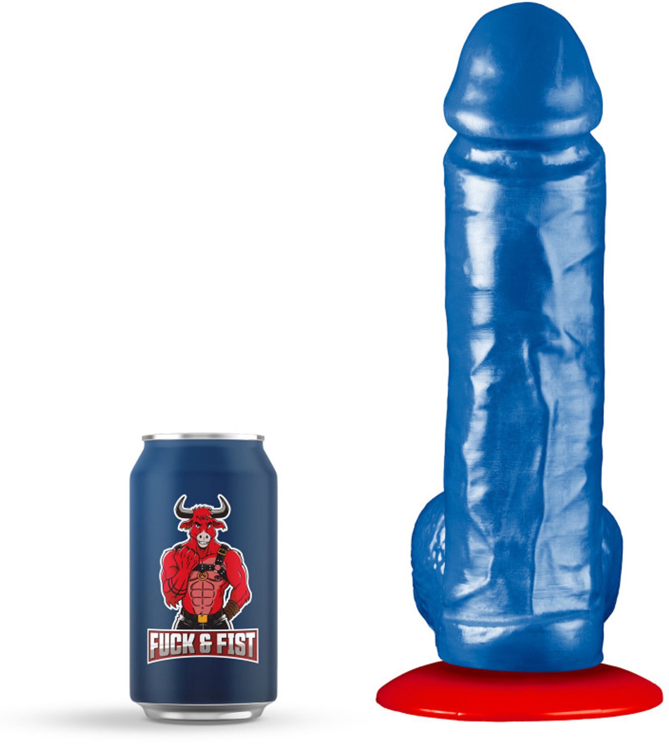 Didldo Arn M - Dikke Blaauwe, Realistische Dildo voor Maximaal Genot - XL DILDO - Breedte meer dan 6 cm DICK TRAINER ARN M 22,5 x 6,2 cm