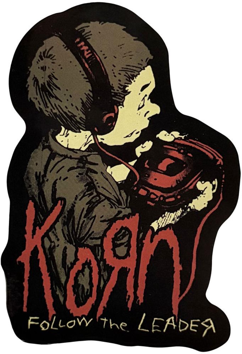 Korn - Follow The Leader Sticker - Zwart/Multicolours