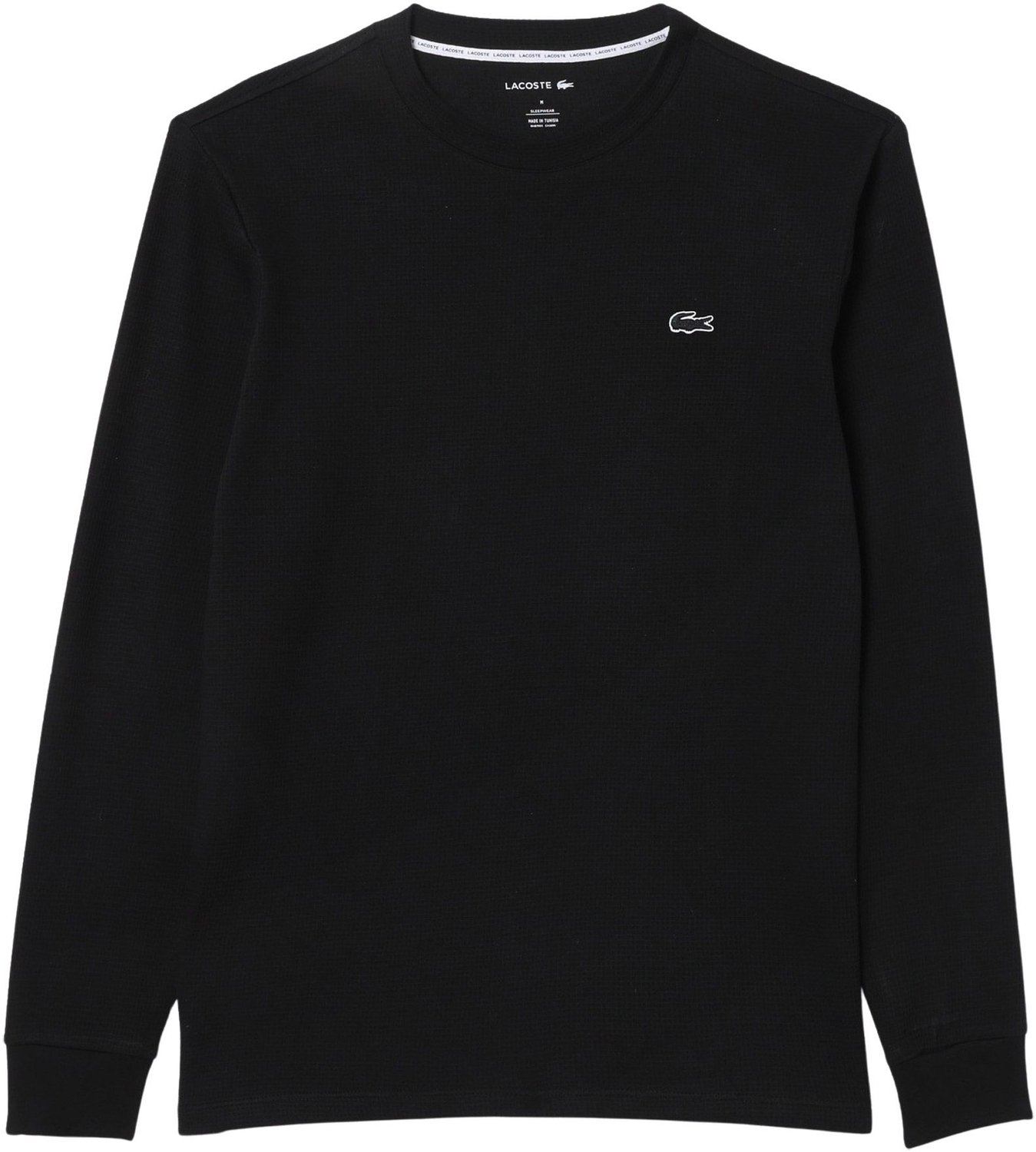 Lacoste Lounge LS Shirt Heren Zwart