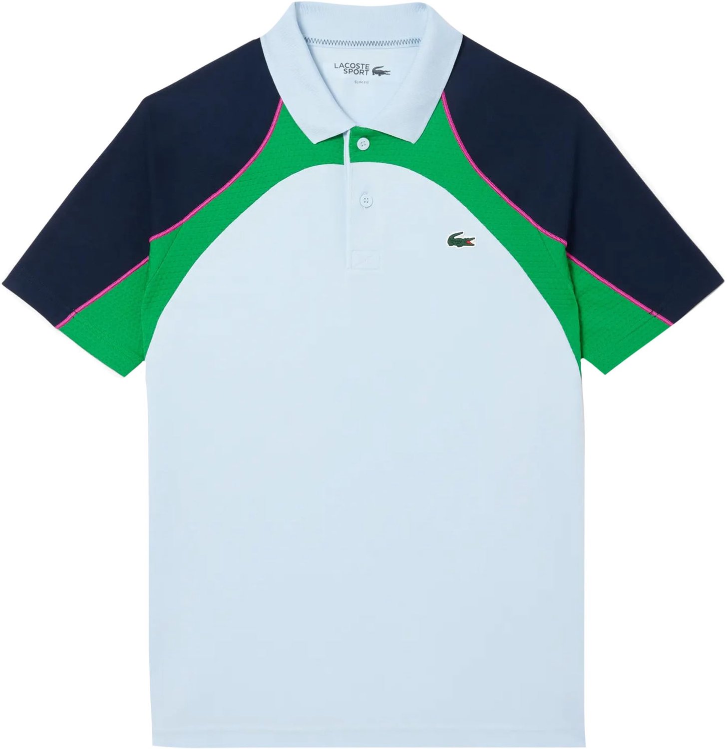 Lacoste Color Block Ultra Dry Men Polo /Marine L Blauw