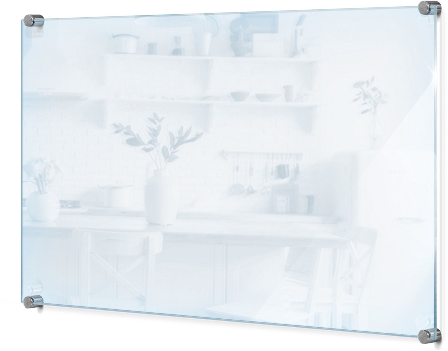 Wallmuralia Achterwand Keuken - Transparante Spatscherm Keuken - 60 x 40 cm - Achterwand Keuken - Kookplaat Achterwand - Spatplaat Keuken Glas - Keuken Achterwand