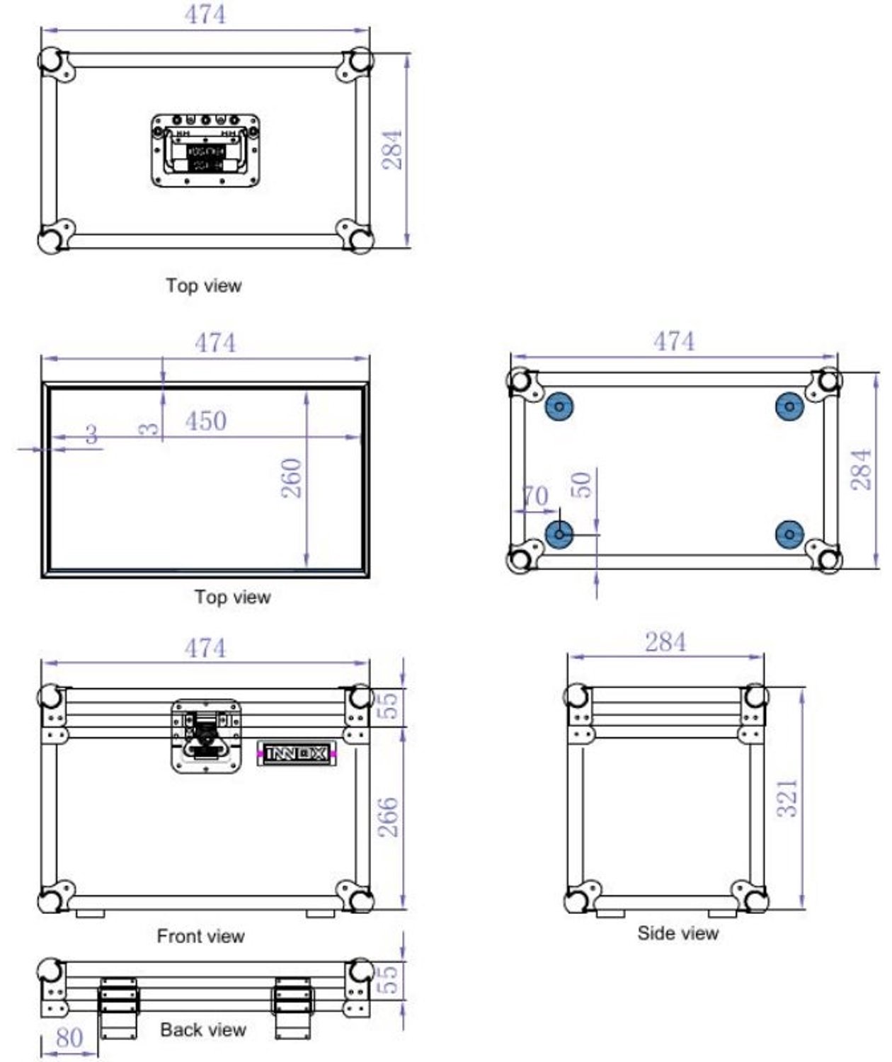 Innox IX-HX-LI-452530 - Multikleur