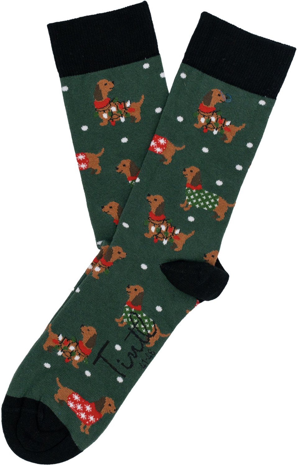 Tintl socks unisex sokken | X-mas - Jingle paws (maat 41-46)