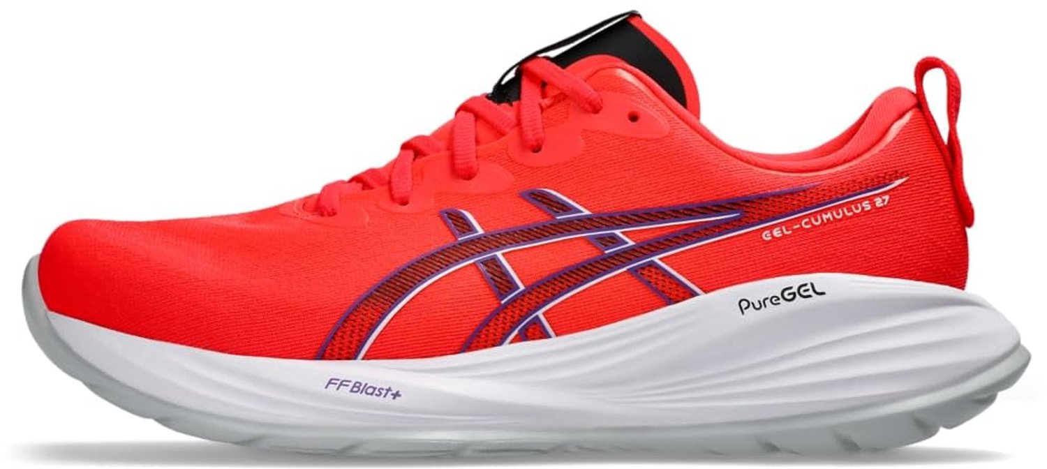 Asics Gel-Cumulus 27 Hardloopschoenen Flash 11 5 US Wit