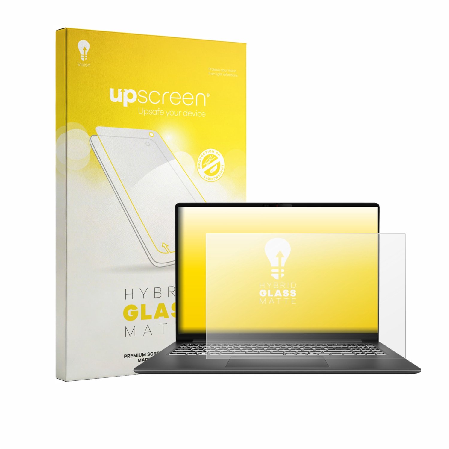 upscreen - Screenprotector voor MSI Modern 16S AI - Folie Beschermfolie Beschermglas matte