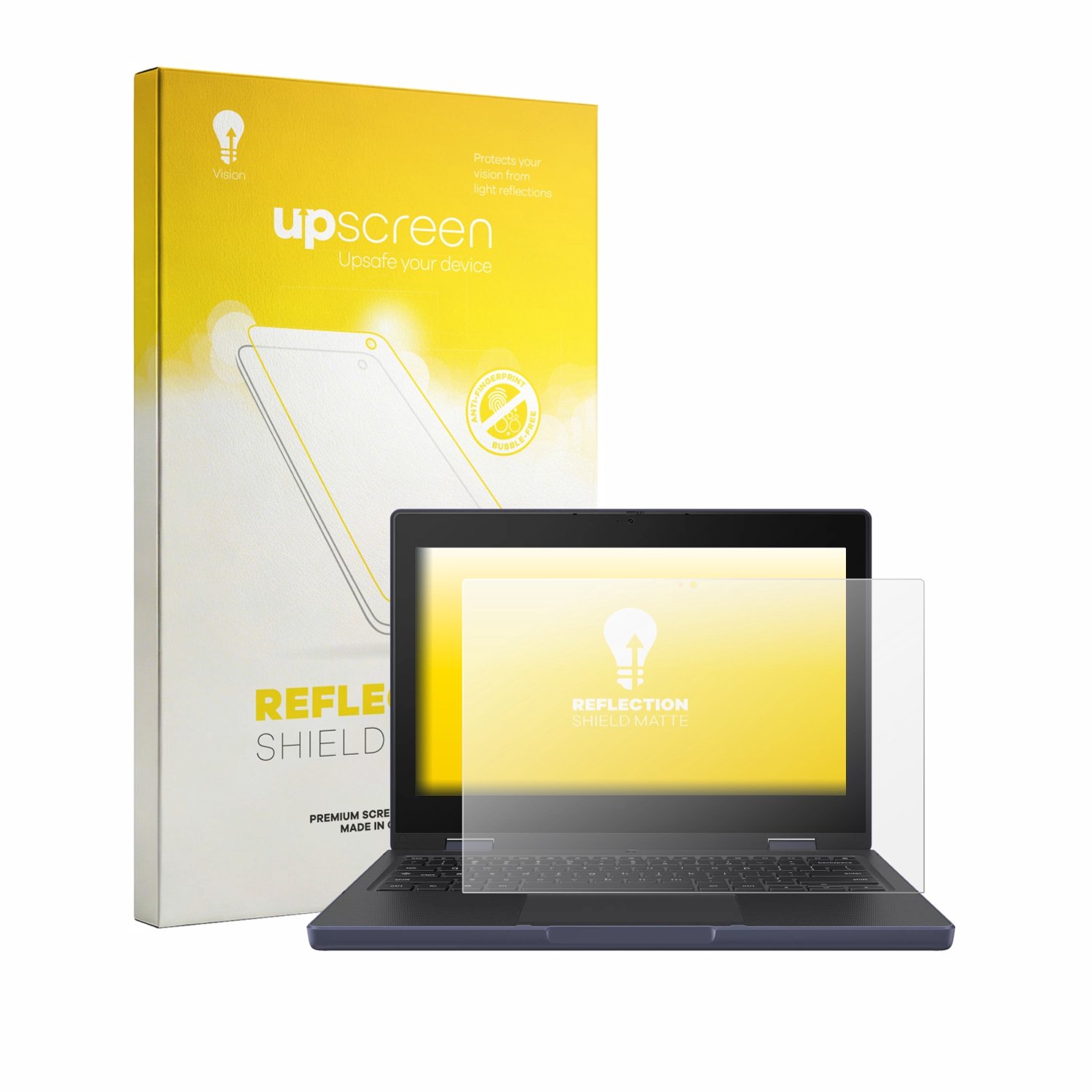 upscreen - Screenprotector voor ASUS Chromebook CZ11 Flip CZ1104F - Folie Beschermfolie anti glare matte