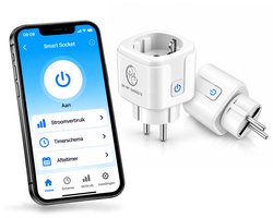 O.M.G Slimme Stekker - Smart Plug - Smart Home apparaten - Smart Life app - Google Assistent/Home, Amazon Alexa & Siri