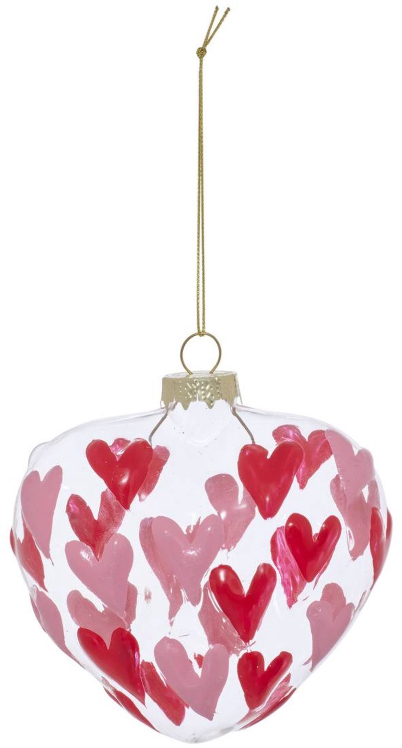 Atmosphera Créateur d'intérieur® SDN GLAZEN HART RG ROZE 10CM Rose antique