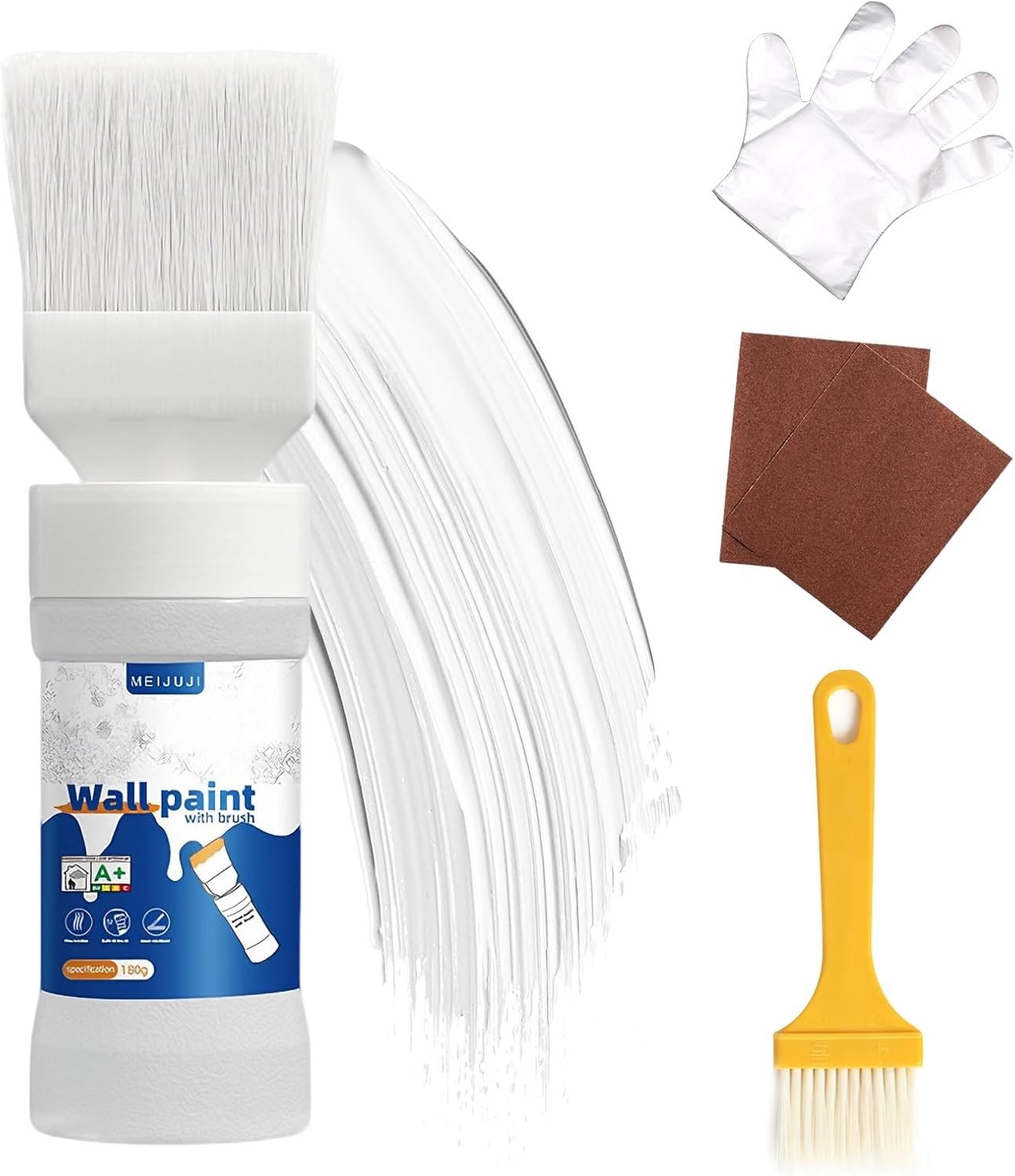 Kleurverf voor Meubels, Kasten, Hout en Metaal - Sneldrogende Verf zonder Schuren, 180 ml