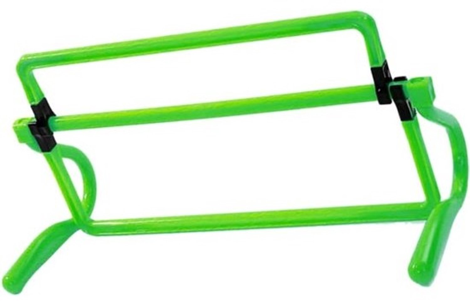 Voetbalbehendigheidsladder - Trainingshorden voor kinderen - Voor voetbaltraining - Verstelbare horden - 56 x 24 cm - Groen