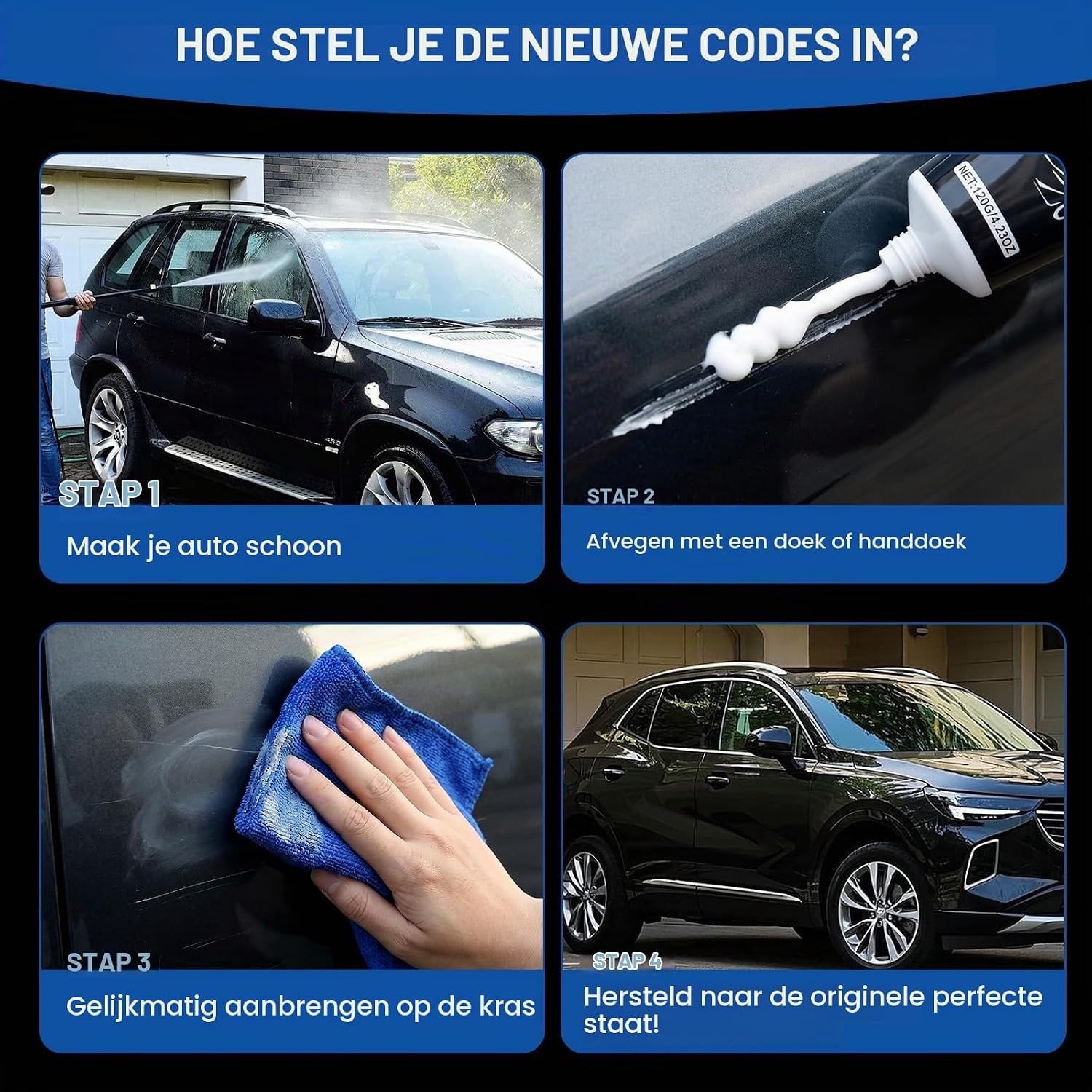 Effectieve 120g Krassenverwijderaar voor Auto, Polijstmiddel en Reparatieset voor Autolak en Oppervlakken in Diverse Kleuren – foto 7