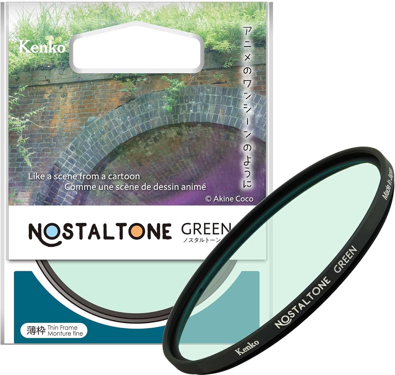 Kenko Nostaltone Green Filter 72mm - Anime-achtige Sfeer & Zachte Kleuren