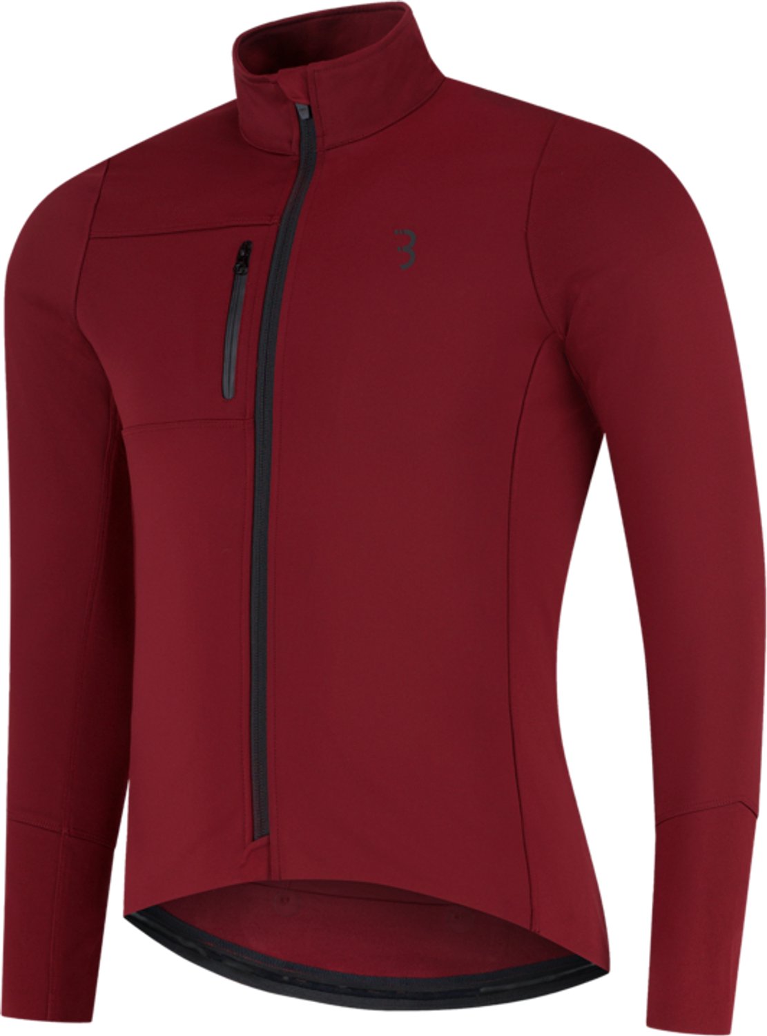 BBB Cycling ColdGuard Fietsjack Winter - Winddicht en Waterafstotend - Racefiets Kleding - Donker Rood - Maat M - BBW-457