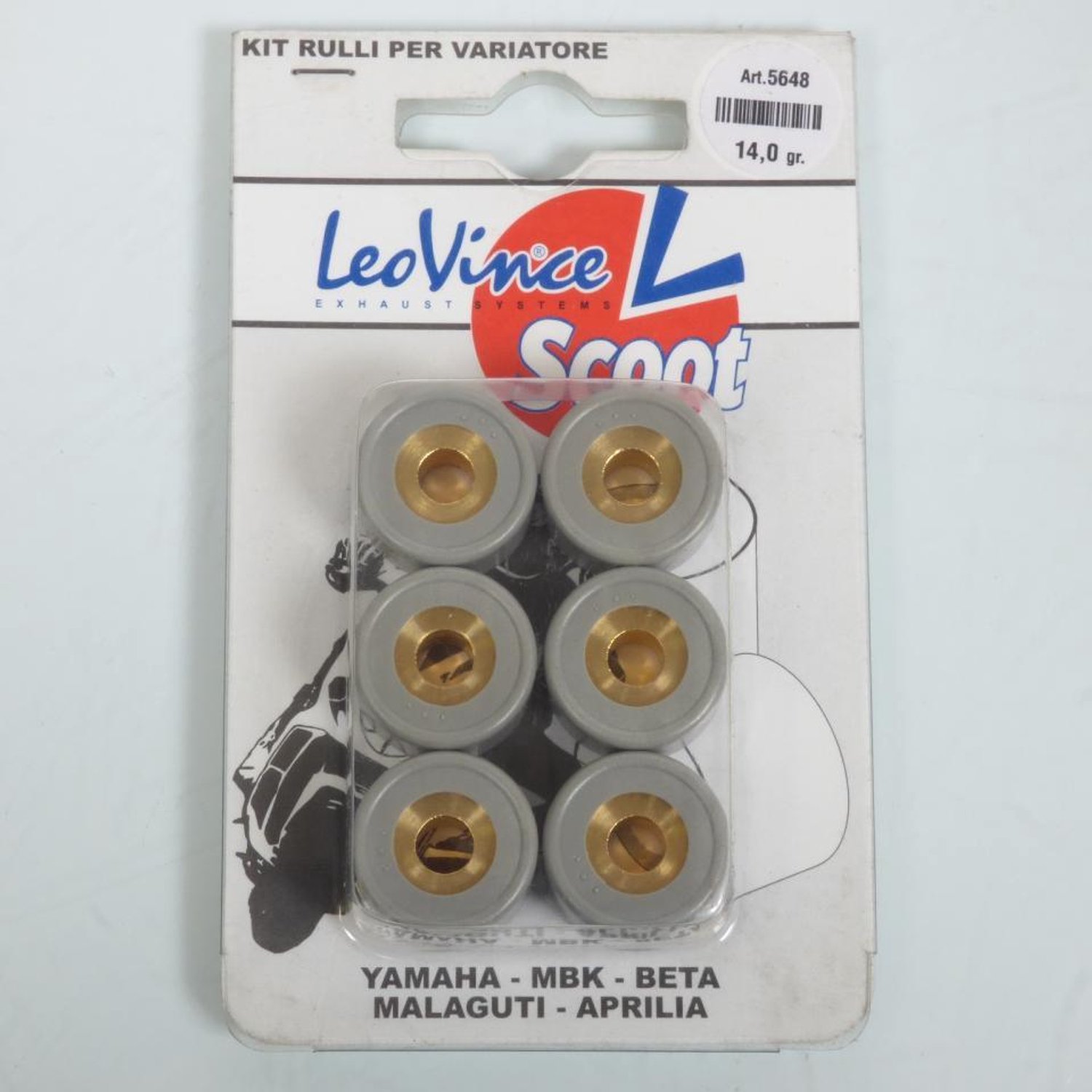 Variateurrol Leovince voor Scooter Yamaha 250 X-Max R 2007 20x12 14Grs Nieuw