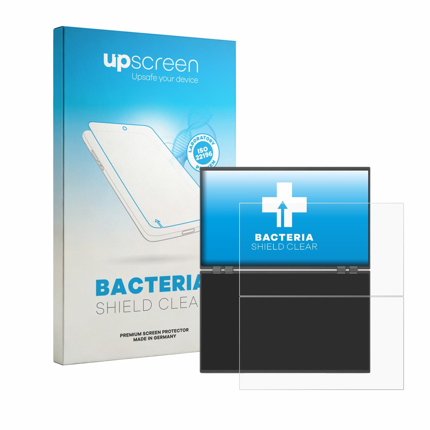 upscreen - Screenprotector voor Uperfect Delta Mega 23.8" - Folie Beschermfolie transparant antibacterieel