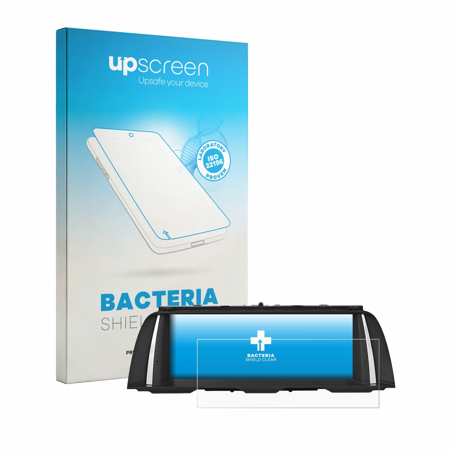 upscreen - Screenprotector voor Roadtop RT-LN-NBT-10-S5 10.25" - Folie Beschermfolie transparant antibacterieel